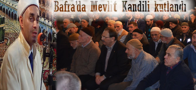 Bafra`da Mevlit Kandili