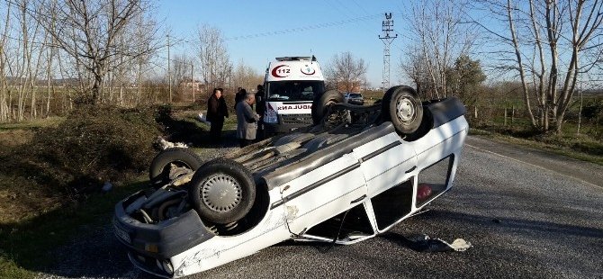 Kolay yolunda kaza: 2 Yaralı