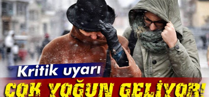 Kar geliyor!