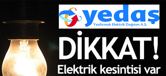 YEDAŞ`tan programlı elektrik kesintisi