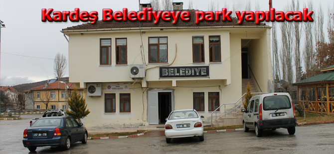 Kardeş Belediyeye park yapılacak