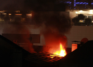 HDP binasında yangın