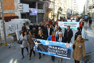 Samsun'da 9 Şubat sigara bırakma günü etkinliği