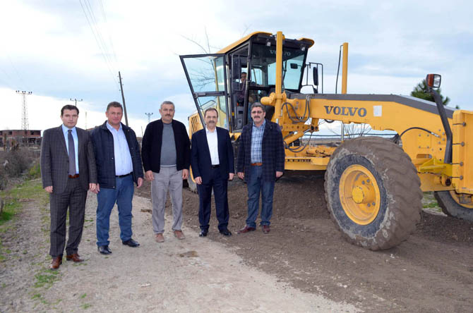 BAFRA BELEDİYESİ 3 MAHALLEDE 22 KM YOL ÇALIŞMASI YAPTI