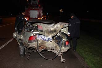 Tekkeköy'de kaza 4 yaralı