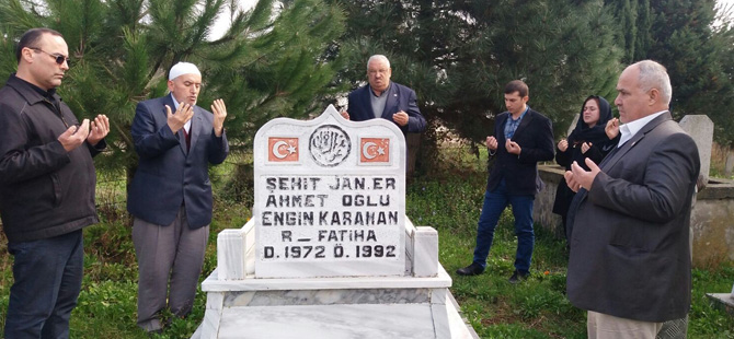 BAFRALI ŞEHİT ENGİN KARAMAN DUALARLA ANILDI