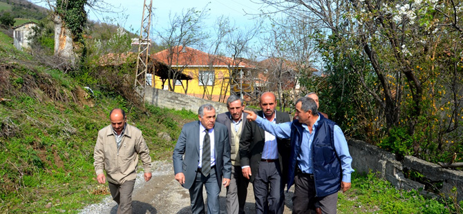 Kaymakam Arslan;Evi göçen aileyi ziyaret etti