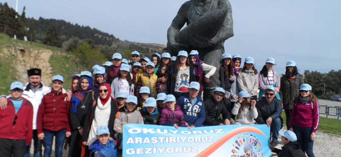 OKUYORUZ ARAŞTIRIYORUZ GEZİYORUZ PROJESİ GENÇLERİ EDİRNE BURSA ÇANAKAKKALE GEZİSİNDE