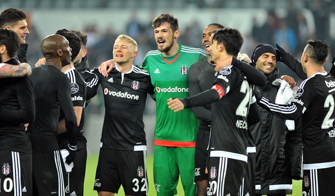 Beşiktaş tek golle kazandı