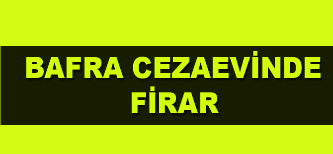 Cezaevinden firar