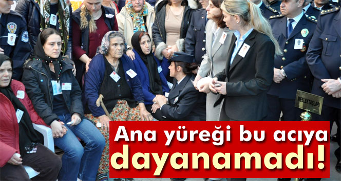 Ana yüreği şehit acısına dayanamadı