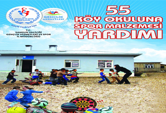 Samsun'da 55 köy okuluna spor malzemesi dağıtılacak