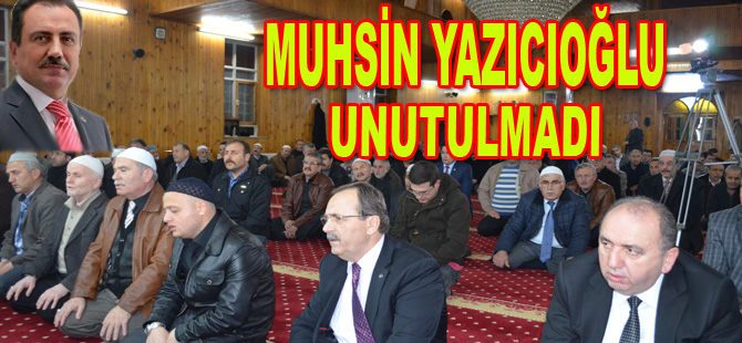 Yazıcıoğlu Bafra`da unutulmadı