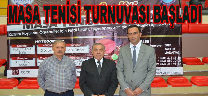 Turnuva başladı