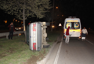 Samsun'da trafik kazası: 3 yaralı