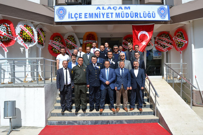 Alaçam'da Polis haftası kutlaması