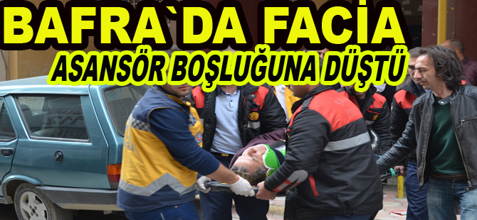 Asansör boşluğuna düştü