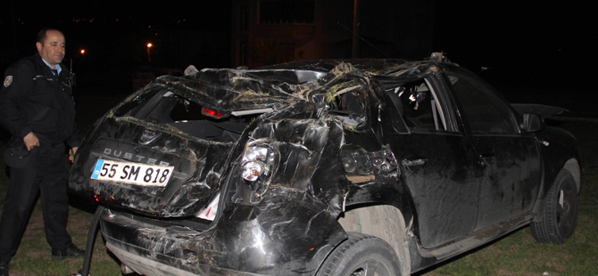 Atakum'da kaza 7 yaralı