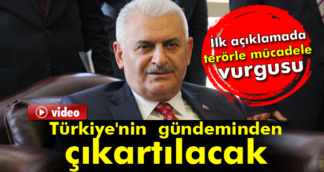 Başbakan'dan ilk açıklama