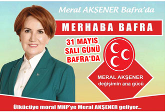 Meral Akşener Bafra'ya geliyor