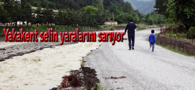 Yakakent'de selin yaraları sarılıyor