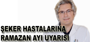 Şeker hastalarına oruç uyarısı