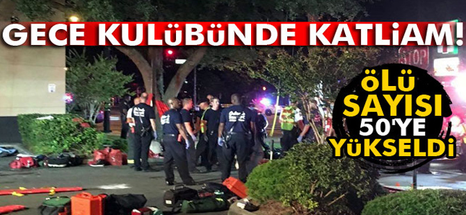 Gece kulübüne silahlı saldırı 50 ölü 53 yaralı