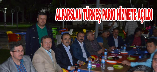 Alparslan Türkeş Parkı hizmete açıldı