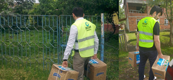 Beşir derneği gönülleri yapmaya devam ediyor