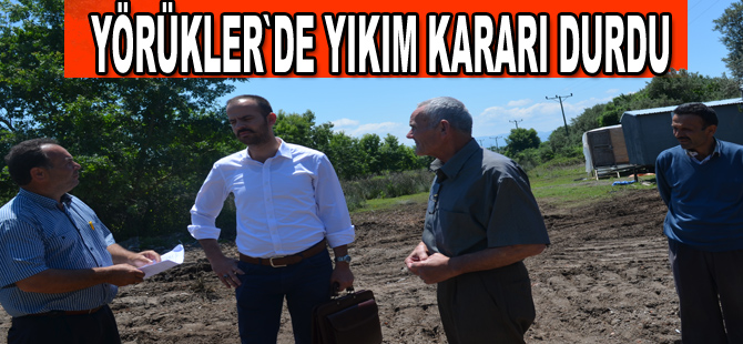 Yıkım durduruldu