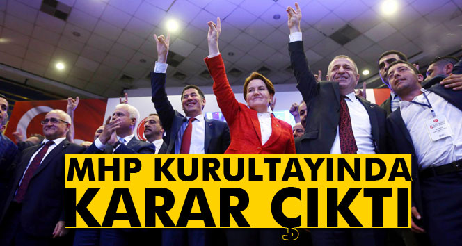 MHP'de kara çıktı