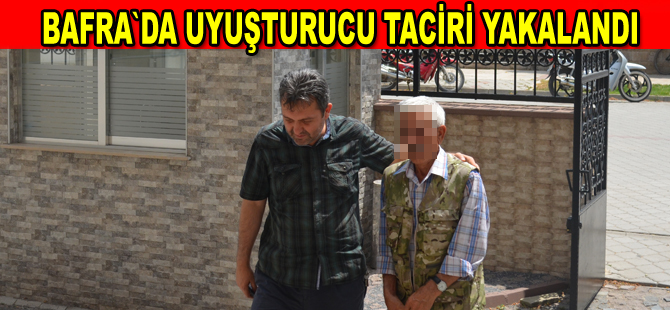 Bafra'da Uyuşturucu taciri adliyeye sevk edildi