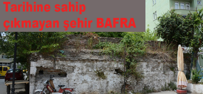 Bafra'nın simgesi tarihi hamam ilgi bekliyor