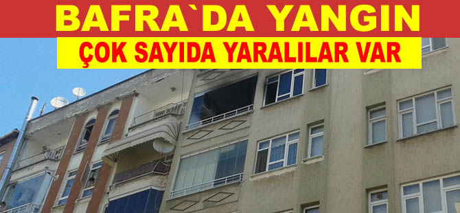 Çevre binalara sıçramadan söndürüldü