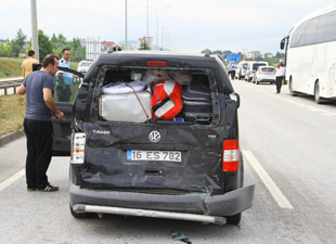 Samsun`da zincirleme kaza