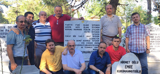 Ülkücü şehit Hüseyin Kurumahmutoğlu mezarı başında anıldı