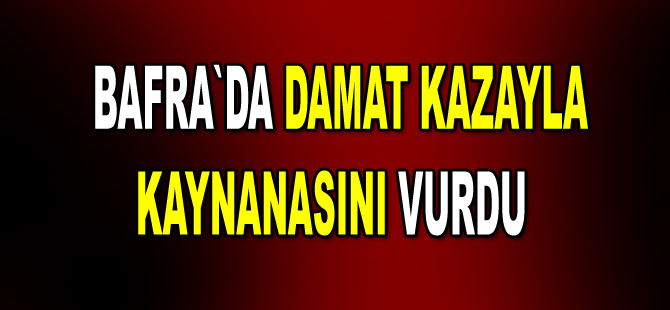 Yanlışlıkla kaynanasını vurdu