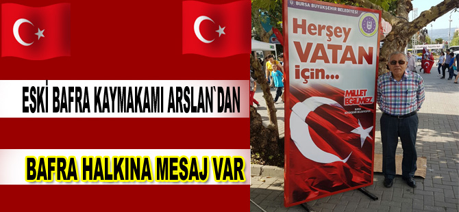 Arslan`dan mesaj var