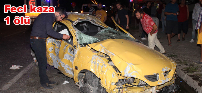 Atakum'da kaza:1 ölü