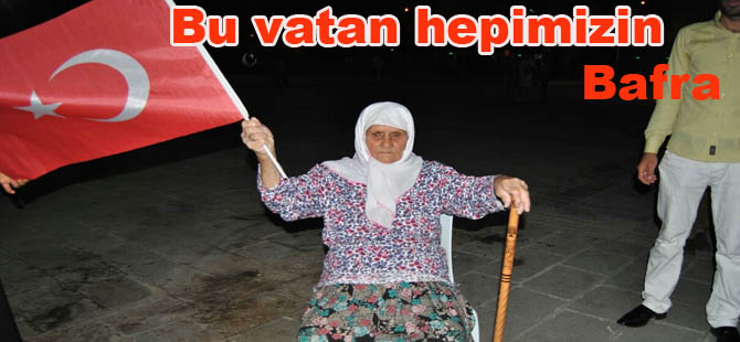 Yaşlı nineden örnek davranış