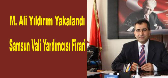 Samsun Vali yardımcılarından biri yakalandı