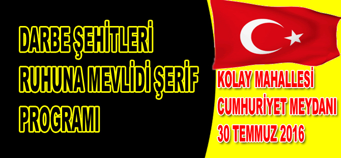 Mevlidi Şerif Programı