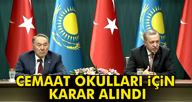 Nazarbayev;"Türkiye’ye düşman olan bize de düşmandır"