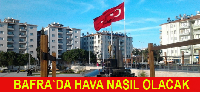 Bafra`da hava durumu