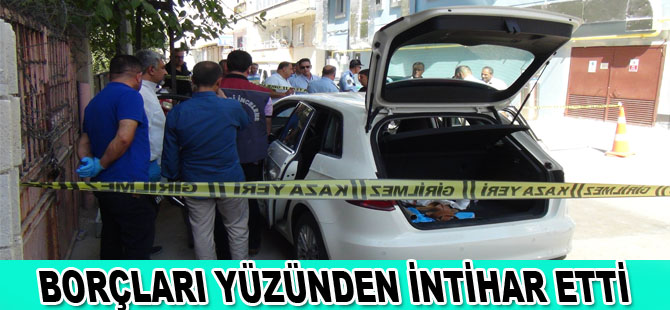 Lüks otomobilde borçları yüzünden intihar etti