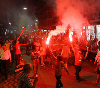 Samsun’da 30 Ağustos fener alayı