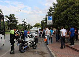 Ceza kesen polis darp edildi