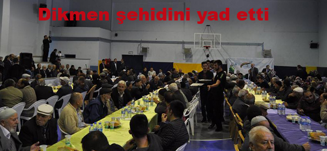 Dikmen şehit Bahattin Dolma için mevlit okuttu