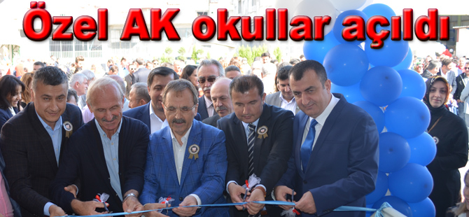 Bafra'da AK Okullar açıldı