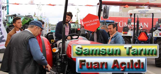 Samsun Tarım Fuarı Açıldı